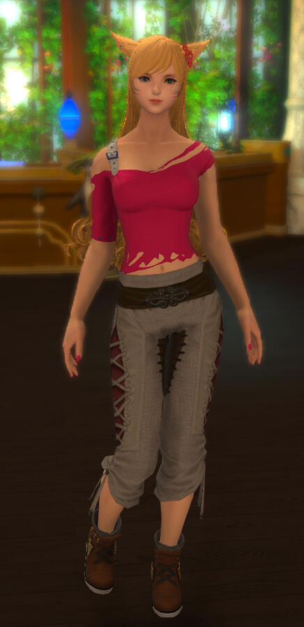 Pink top with pants ♥